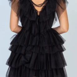 HAZEL & OLIVE After Five Tulle Cocktail Mini Dress - Black 5 HAZEL & OLIVE After Five Tulle Cocktail Mini Dress - Black -HAZEL & OLIVE shop hazel olive after five tulle cocktail mini dress black 36942876999874