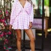 HAZEL & OLIVE Beach Town Plaid Romper - Lavender 2 HAZEL & OLIVE Beach Town Plaid Romper - Lavender -HAZEL & OLIVE shop hazel olive beach town plaid romper lavender 36135715930306