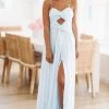 HAZEL & OLIVE Beauty Bliss Maxi Gown - Light Blue -HAZEL & OLIVE shop hazel olive beauty bliss maxi gown light blue 37428950401218