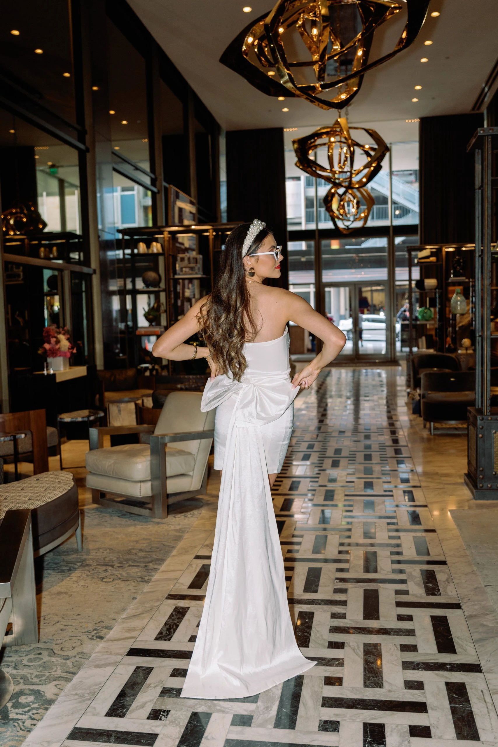 Bowtiful Bride Dress - White HAZEL & OLIVE Bowtiful Bride Dress - White -HAZEL & OLIVE shop hazel olive bowtiful bride dress white 34316021989570 scaled