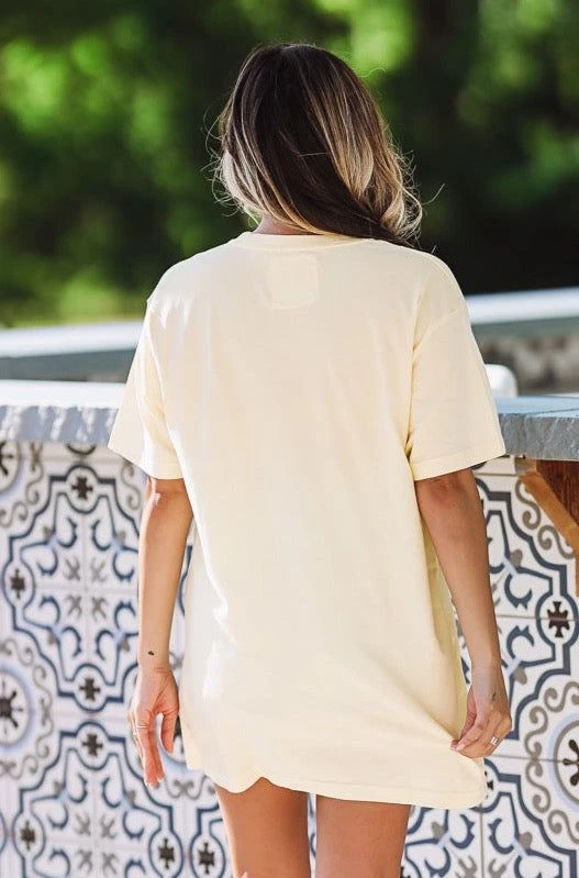 Coors Banquet Graphic Tee / T-shirt Dress - Muted Yellow HAZEL & OLIVE Coors Banquet Graphic Tee / T-shirt Dress - Muted Yellow -HAZEL & OLIVE shop hazel olive coors banquet graphic tee t shirt dress muted yellow 34529399701698
