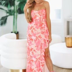 HAZEL & OLIVE Dress For It Maxi Dress- Pink -HAZEL & OLIVE shop hazel olive dress for it maxi dress pink 37124669538498