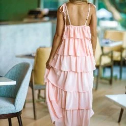 HAZEL & OLIVE Effortlessly Endearing Maxi Dress - Blush Pink -HAZEL & OLIVE shop hazel olive effortlessly endearing maxi dress blush pink 37562951827650