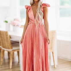 HAZEL & OLIVE For Keeps Maxi Gown - Blush Pink -HAZEL & OLIVE shop hazel olive for keeps maxi gown blush pink 37504178847938