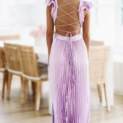 HAZEL & OLIVE For Keeps Maxi Gown - Lavender -HAZEL & OLIVE shop hazel olive for keeps maxi gown lavender 37428949450946