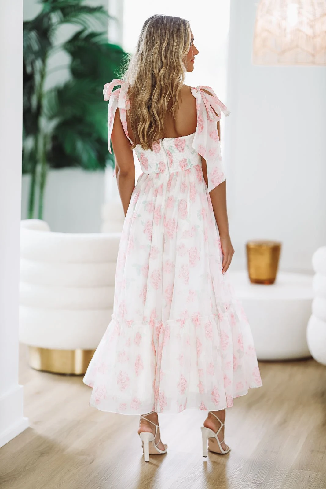 Girly and Chic Maxi Dress - Ivory and Pink HAZEL & OLIVE Girly And Chic Maxi Dress - Ivory And Pink -HAZEL & OLIVE shop hazel olive girly and chic maxi dress ivory and pink 37066739876034