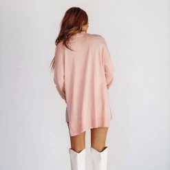 HAZEL & OLIVE Giving Comfort Sweater - Blush Pink (FINAL SALE) -HAZEL & OLIVE shop hazel olive giving comfort sweater blush pink 35925136113858