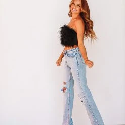 HAZEL & OLIVE Going Out Jeans - Medium Wash 7 HAZEL & OLIVE Going Out Jeans - Medium Wash -HAZEL & OLIVE shop hazel olive going out jeans medium wash 36019503104194