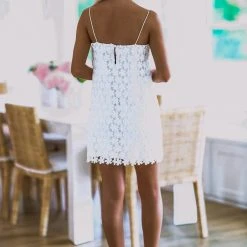 HAZEL & OLIVE Look Loveable Mini Dress - White -HAZEL & OLIVE shop hazel olive look loveable mini dress white 37451969036482