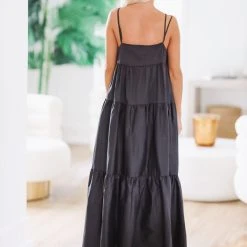 HAZEL & OLIVE Olivia Maxi Dress - Black -HAZEL & OLIVE shop hazel olive olivia maxi dress black 37276238446786