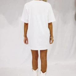 HAZEL & OLIVE Pop Fizz Clink Graphic T Shirt Dress Or Tee - White 7 HAZEL & OLIVE Pop Fizz Clink Graphic T Shirt Dress Or Tee - White -HAZEL & OLIVE shop hazel olive pop fizz clink graphic tee dress white 32192222560450