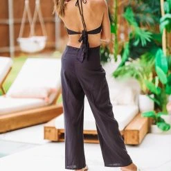 HAZEL & OLIVE Prime Time Jumpsuit - Black (FINAL SALE) 7 HAZEL & OLIVE Prime Time Jumpsuit - Black (FINAL SALE) -HAZEL & OLIVE shop hazel olive prime time jumpsuit black 33640020738242
