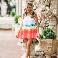 HAZEL & OLIVE Rainbow Daze Sundress - Multi 4 HAZEL & OLIVE Rainbow Daze Sundress - Multi -HAZEL & OLIVE shop hazel olive rainbow daze sundress multi 32726014853314