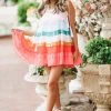 HAZEL & OLIVE Rainbow Daze Sundress - Multi -HAZEL & OLIVE shop hazel olive rainbow daze sundress multi 32726026322114