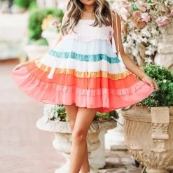 HAZEL & OLIVE Rainbow Daze Sundress - Multi 6 HAZEL & OLIVE Rainbow Daze Sundress - Multi -HAZEL & OLIVE shop hazel olive rainbow daze sundress multi 32726027403458
