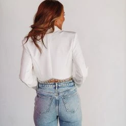 HAZEL & OLIVE Rhinestone Cowgirl Cropped Blazer - White 9 HAZEL & OLIVE Rhinestone Cowgirl Cropped Blazer - White -HAZEL & OLIVE shop hazel olive rhinestone cowgirl cropped blazer white 35910227787970