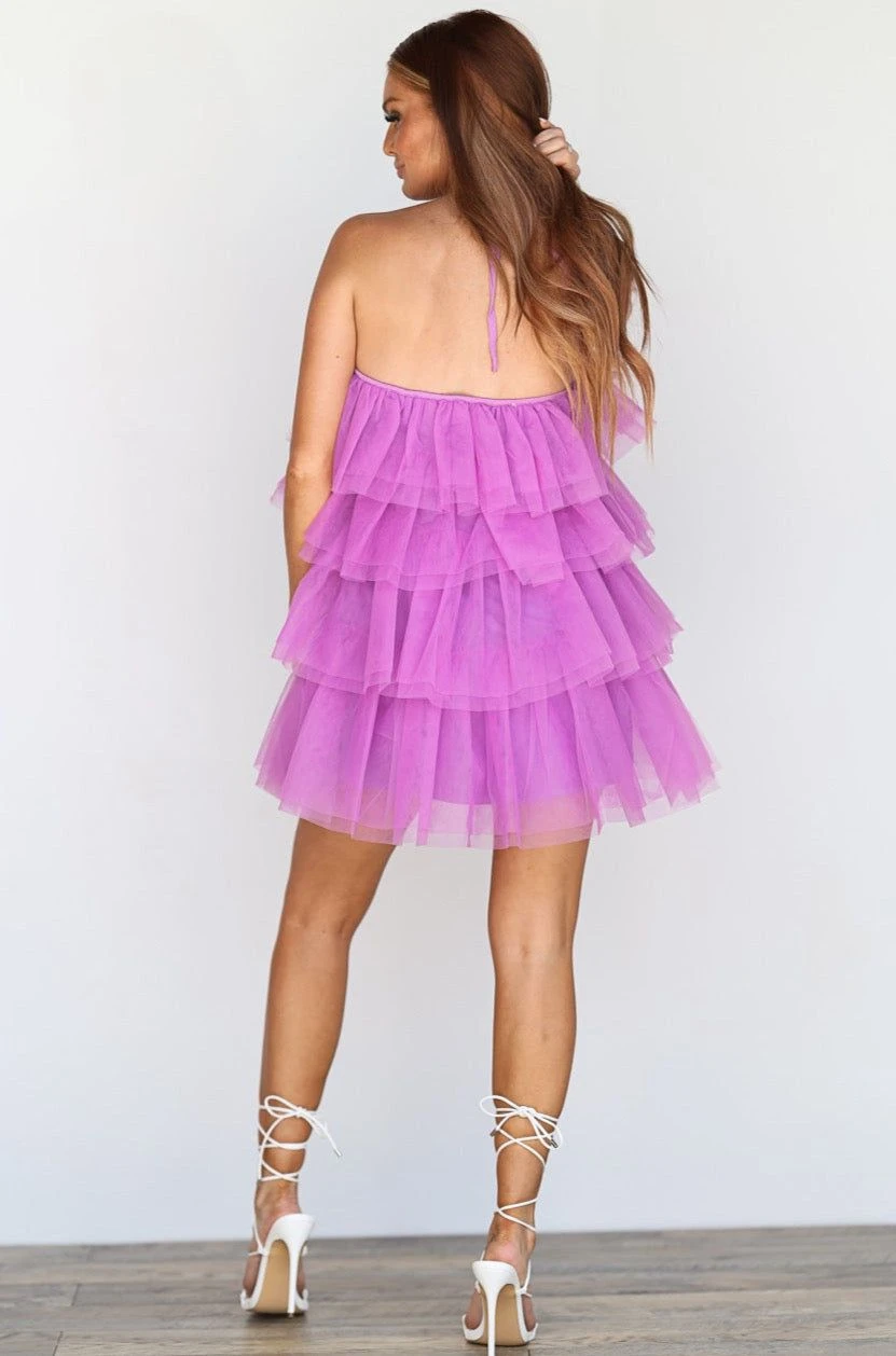 Tulle-ista Mini Cocktail Dress - Purple HAZEL & OLIVE Tulle-ista Mini Cocktail Dress - Purple -HAZEL & OLIVE shop hazel olive tulle ista after five mini cocktail dress purple 34753066270914