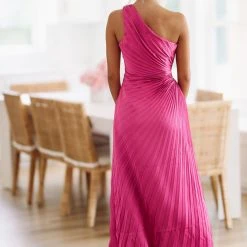 HAZEL & OLIVE What Dreams Are Made Of Maxi Dress - Magenta Pink -HAZEL & OLIVE shop hazel olive what dreams are made of maxi dress magenta pink 37504160563394
