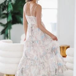 HAZEL & OLIVE With My Whole Heart Maxi - Cream -HAZEL & OLIVE shop hazel olive with my whole heart maxi cream 36486853853378